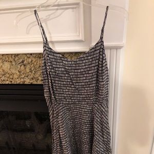 Black and white summer dress